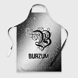 Фартук кулинарный Burzum glitch на светлом фоне, цвет: 3D-принт