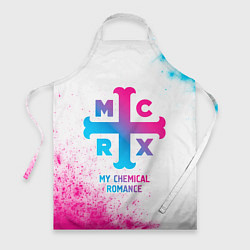 Фартук кулинарный My Chemical Romance neon gradient style, цвет: 3D-принт