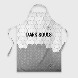 Фартук кулинарный Dark Souls glitch на светлом фоне: символ сверху, цвет: 3D-принт