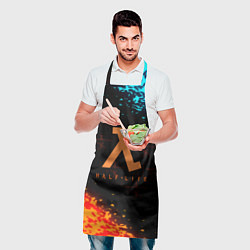 Фартук кулинарный Gordon freeman x Portal 2, цвет: 3D-принт — фото 2
