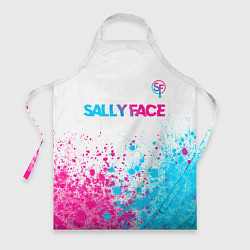 Фартук Sally Face neon gradient style: символ сверху