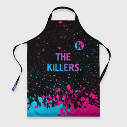 Фартук кулинарный The Killers - neon gradient посередине, цвет: 3D-принт