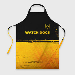 Фартук Watch Dogs - gold gradient посередине