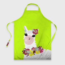 Фартук Лама - альпака в венке