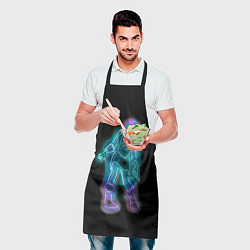 Фартук кулинарный Neon undead, цвет: 3D-принт — фото 2