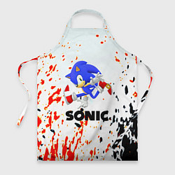 Фартук кулинарный Sonic краски абстрактные, цвет: 3D-принт
