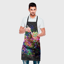 Фартук кулинарный Мыльные пузырики, цвет: 3D-принт — фото 2