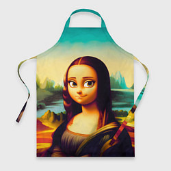 Фартук Нейросеть - Мона Лиза в стиле Pixar