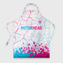 Фартук кулинарный Motorhead neon gradient style посередине, цвет: 3D-принт