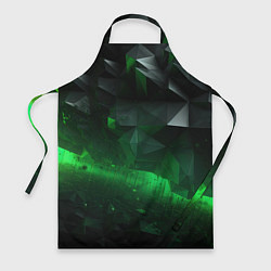 Фартук Трехмерность зеленой фигуры