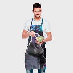 Фартук кулинарный Ферн в современности - брызги, цвет: 3D-принт — фото 2
