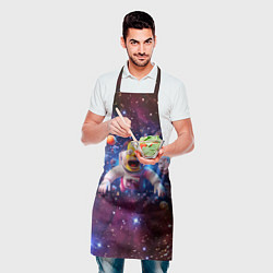 Фартук кулинарный Homer Simpson in space - ai art, цвет: 3D-принт — фото 2