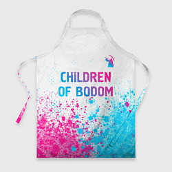 Фартук Children of Bodom neon gradient style посередине