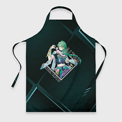 Фартук кулинарный Бай Чжу в ромбе, цвет: 3D-принт