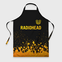 Фартук Radiohead - gold gradient посередине