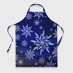 Фартук Зима и снежинки
