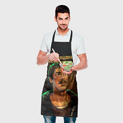Фартук кулинарный Слово пацана это его честь в аниме стиле, цвет: 3D-принт — фото 2