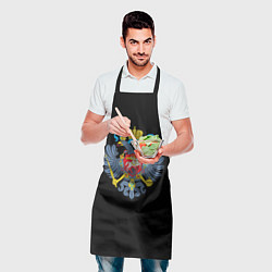 Фартук кулинарный Имперская символика России, цвет: 3D-принт — фото 2