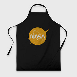 Фартук кулинарный NASA yellow logo, цвет: 3D-принт