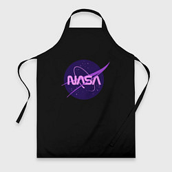 Фартук кулинарный NASA neon space, цвет: 3D-принт