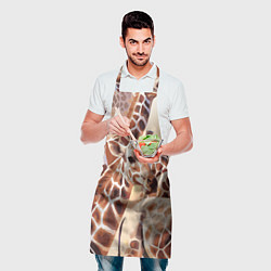 Фартук кулинарный Жирафы - африканский паттерн, цвет: 3D-принт — фото 2