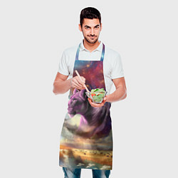 Фартук кулинарный Небесный львица, цвет: 3D-принт — фото 2