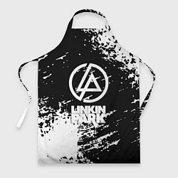 Фартук кулинарный Linkin park logo краски текстура, цвет: 3D-принт
