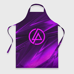 Фартук кулинарный Linkin park neon stripes logo, цвет: 3D-принт