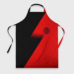 Фартук кулинарный Inter geometry red sport, цвет: 3D-принт