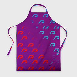 Фартук кулинарный НФС лого градиент текстура, цвет: 3D-принт