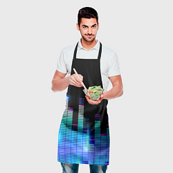Фартук кулинарный Papa Roach эквалайзер, цвет: 3D-принт — фото 2