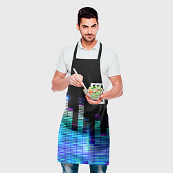 Фартук кулинарный Paramore эквалайзер, цвет: 3D-принт — фото 2