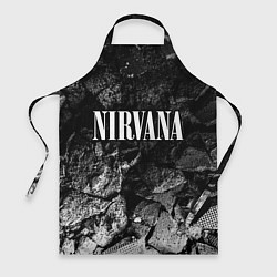 Фартук кулинарный Nirvana black graphite, цвет: 3D-принт