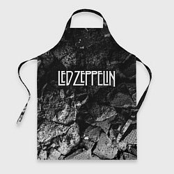 Фартук кулинарный Led Zeppelin black graphite, цвет: 3D-принт