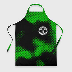 Фартук кулинарный Manchester United sport halftone, цвет: 3D-принт