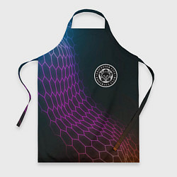 Фартук кулинарный Leicester City футбольная сетка, цвет: 3D-принт