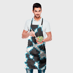 Фартук кулинарный Тёмно синий тай дай, цвет: 3D-принт — фото 2