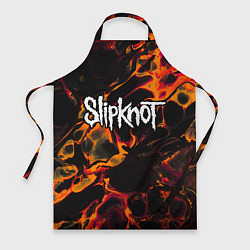 Фартук кулинарный Slipknot red lava, цвет: 3D-принт
