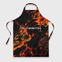 Фартук кулинарный The Cranberries red lava, цвет: 3D-принт