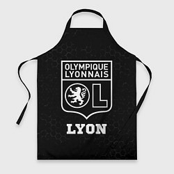 Фартук кулинарный Lyon sport на темном фоне, цвет: 3D-принт