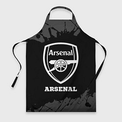 Фартук кулинарный Arsenal sport на темном фоне, цвет: 3D-принт