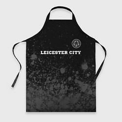 Фартук кулинарный Leicester City sport на темном фоне посередине, цвет: 3D-принт