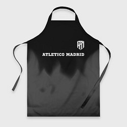 Фартук кулинарный Atletico Madrid sport на темном фоне посередине, цвет: 3D-принт