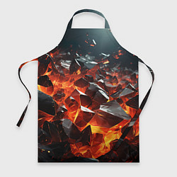 Фартук Взрыв камней в красном неоне