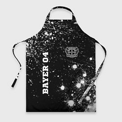 Фартук кулинарный Bayer 04 sport на темном фоне вертикально, цвет: 3D-принт