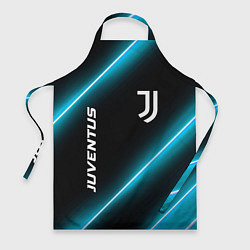 Фартук кулинарный Juventus неоновые лампы, цвет: 3D-принт