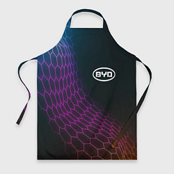 Фартук BYD neon hexagon