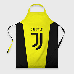 Фартук кулинарный Juventus sport geometry yellow, цвет: 3D-принт