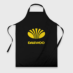 Фартук кулинарный Daewoo logo yellow, цвет: 3D-принт