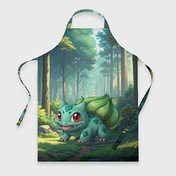 Фартук кулинарный Bulbasaur pokemon, цвет: 3D-принт